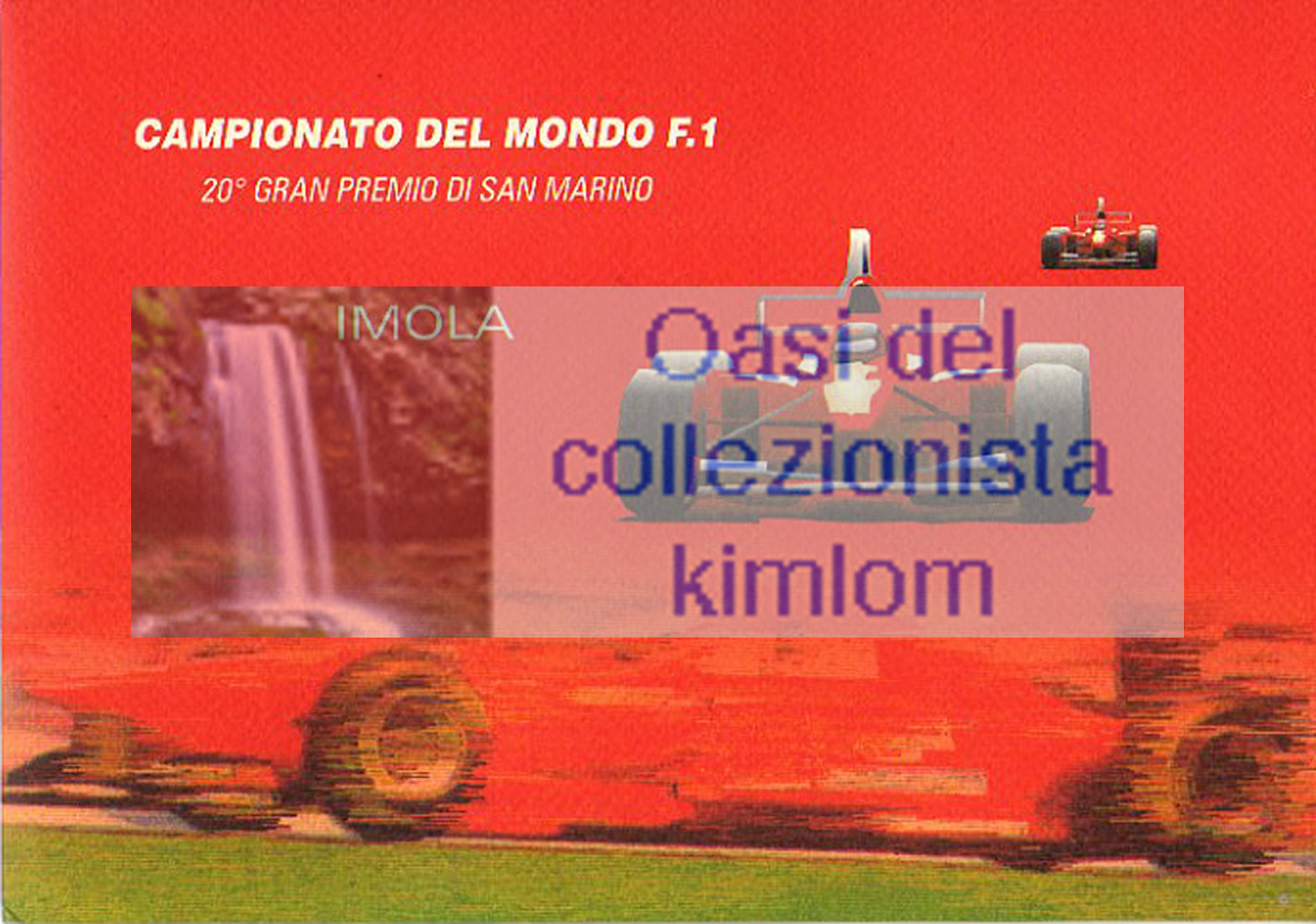 folder - Campionato del mondo F.1 20° gran premio di San Marino