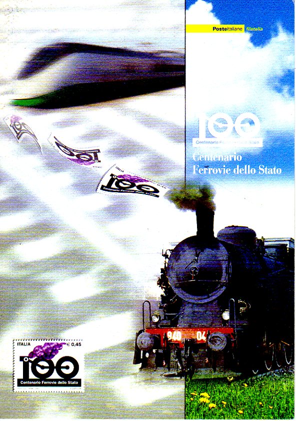 folder - Centenario ferrovie dello stato