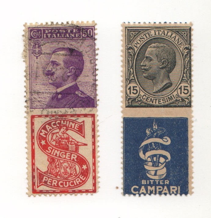 francobolli pubblicitari 1924